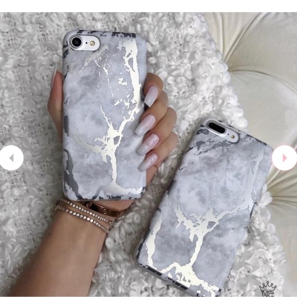 NEW Velvet Caviar Protective Case iPhone 11 Pro Max in White Marble with silver. - Picture 2 of 13